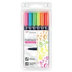 Pennarelli Tombow Fudenosuke Fluo PSW-BH-6P 6 pz.