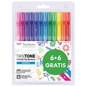 Pennarelli Tombow Twin Tone Raimbow PSW-PK-12P-3 a 10