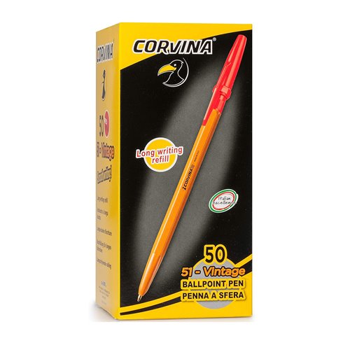 Penne Corvina 51 Vintage Rosso 50 pz.