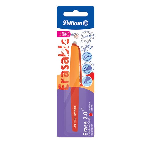 Penne Cancellabili Pelikan Eraser 2.0 Rosso