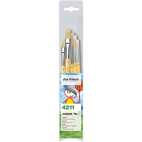 Pennelli Da Vinci Set 5 pz Scuola 303 e Hobby 329 art. 4211