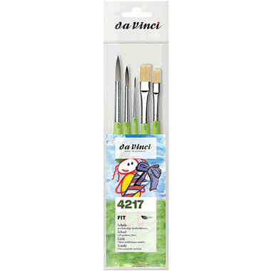 Pennelli Da Vinci Set 5 pz Scuola 373 e 379 art. 4217