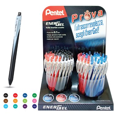 Pentel 24 Expo 0022173 Energel BL437 12 col. 120 pz