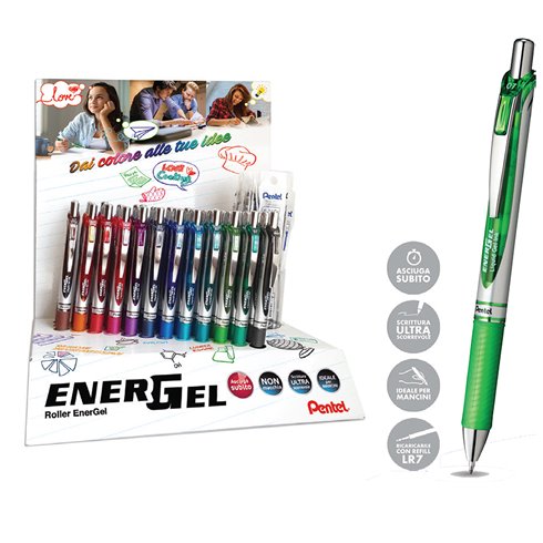 Pentel 24 Expo 0022290 Energel BL77 42 pz + 42 refil Omaggio