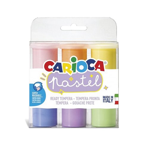 Tempera Carioca Pastel 25 ml. a 6 43185