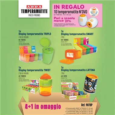 Temperini Arda Pacchetto Promo 9078P  64 pz. + 10 pz. Omaggio