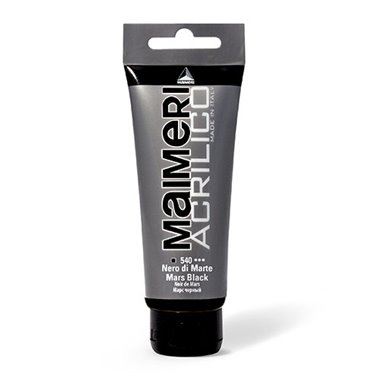 Maimeri Acrilico Tubo 75 ml Nero di Marte