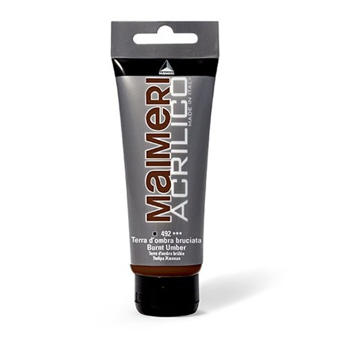 Maimeri Acrilico Tubo 75 ml Terra Ombra Bruciata