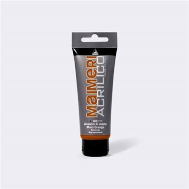 Maimeri Acrilico Tubo 75 ml Arancio di Marte