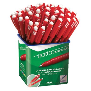 Penne Tratto Cancellik 50 pz. Rosso