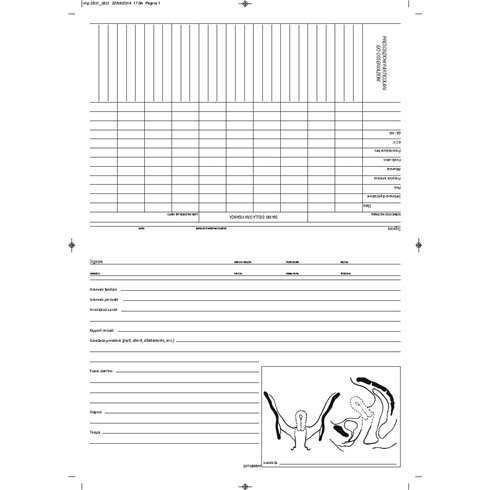 MT Schede Ginecologiche 17x24 50 pz 257280000