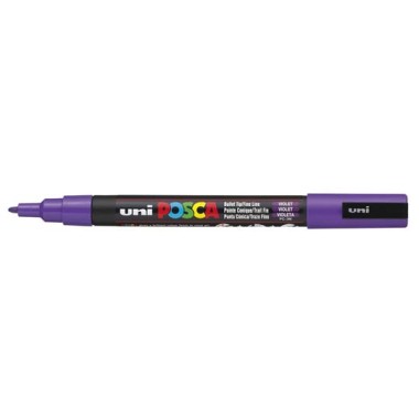 Marker Uni Posca Fine PC3 M Viola  6 pz.