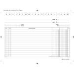 MT Schede 2 Colonne con rubrica A-Z 15x21 100 pz 253100000