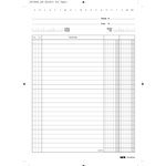 MT Schede 2 Colonne con rubrica A-Z 24x17 100 pz 254100000