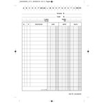 MT Schede Dare Avere Saldo 17x12 100 pz 252300000