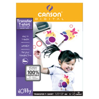 Carta Canson T-Shirt 4567480 A4 10 ff Bianco