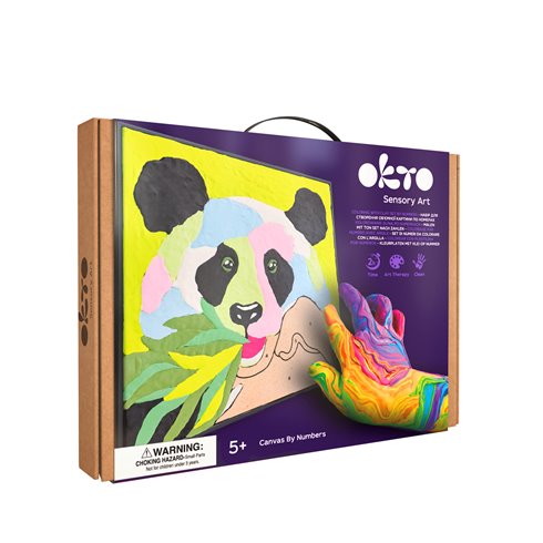 Okto Pasta per colorare con i numeri 29x29 Panda