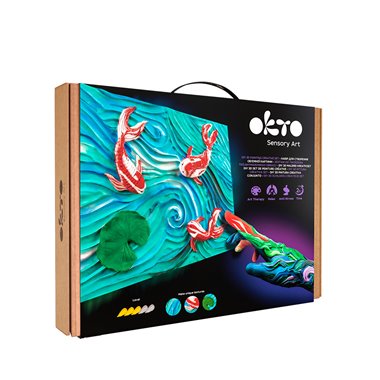 Okto Pasta per colorare 3D 30x40 Koi Fish 10002