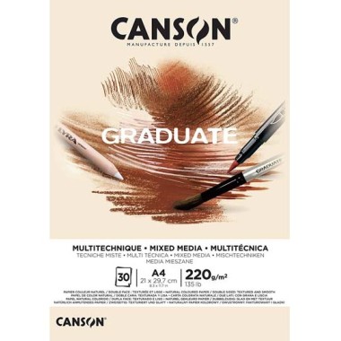 Blocchi Canson Graduate Mix 368 A4 30F 220 gr.