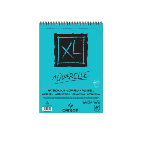 Blocchi Canson XL Acquarel A4 gr.300 30 ff.