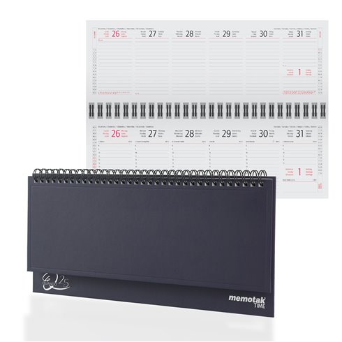 Agenda 25 Quando Alleria 29x15 Planning Settimanale Blu