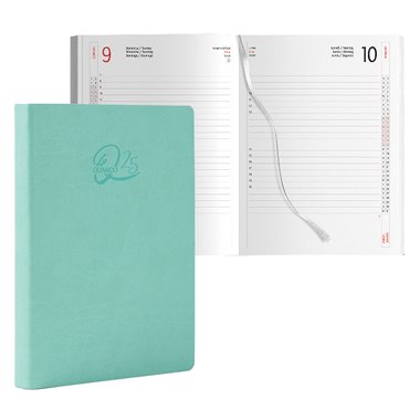 Agenda 25 Quando Femmena 15x21 Giorn. SDS Verde Berillo