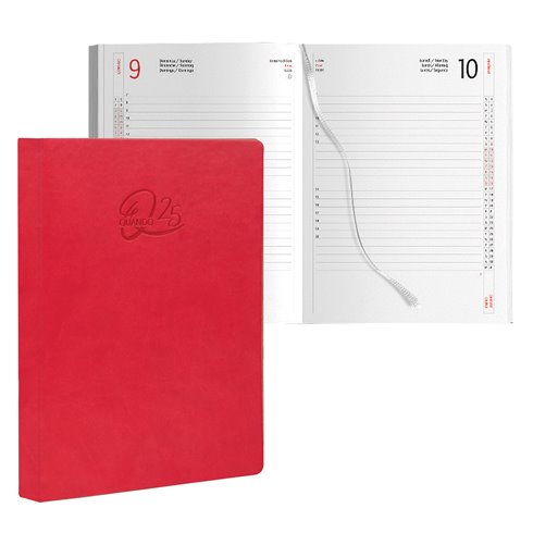 Agenda 25 Quando Femmena 15x21 Giorn. SDS Rosso