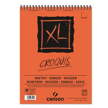 Blocchi Canson XL Croquis A3 gr. 90  120 ff