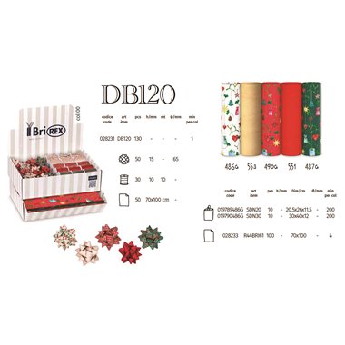 Carta Regalo Brizzolari Natale Kit DB120 Brirex 130 pz.