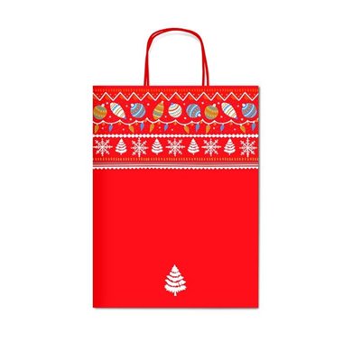 Shopper Sadoch 24 Natale Decori di Natale 16x8x21 25 pz.