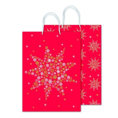 Shopper Sadoch 24 Natale Rex Stella Stelina 20x25x10 10 pz.