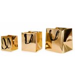 Shopper Star Natale 24 Mirror Metal Panettone Oro 20x20x23 10 pz.