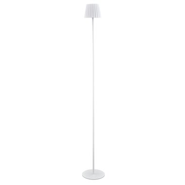 Lampada a Piantana Touch Plissé 120 cm Bianca