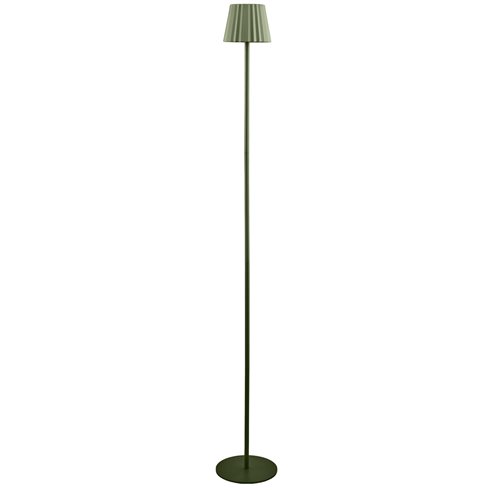 Lampada a Piantana Touch Plissé 120 cm Verde