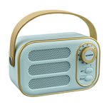 Radio Retro Bluetooth 8x13 Celeste