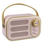 Radio Retro Bluetooth 8x13 Rosa