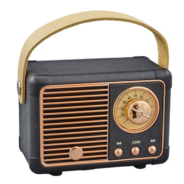 Radio Vintage Bluetooth 7x11 Nera