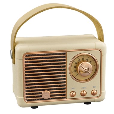 Radio Vintage Bluetooth 7x11 Panna