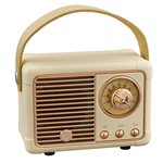 Radio Vintage Bluetooth 7x11 Panna