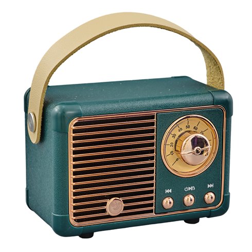 Radio Vintage Bluetooth 7x11 Verde