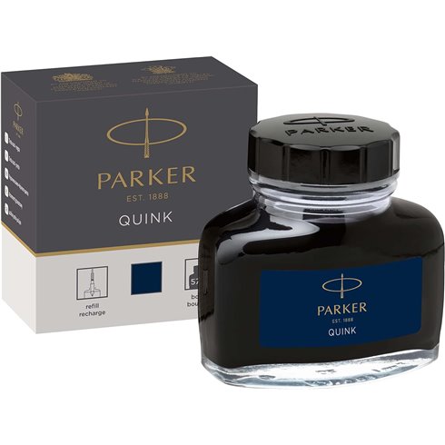 Inchiostro Stilografico Parker 57 ml. Blu/Nero