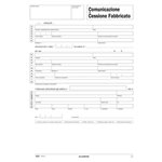 DU Comunicazione cessione fabbricato snap 3 copie 50 pz  85283000