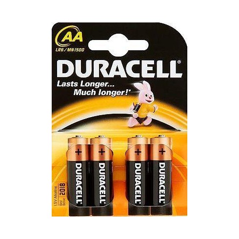 Pile Duracell Alcaline Simply/Basic Stilo AA 5 pz