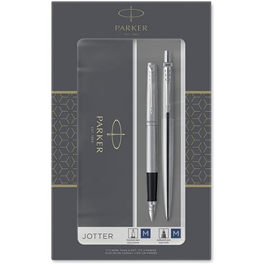 Parker Gift Set 2024 Jotter SS CT BP FP 2093258