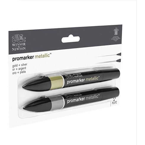 Promarker Set  2 Metallic Oro/Arg. 0290150