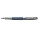 Parker Sonnet Metal Blu CT Stilo 18K F 2119743