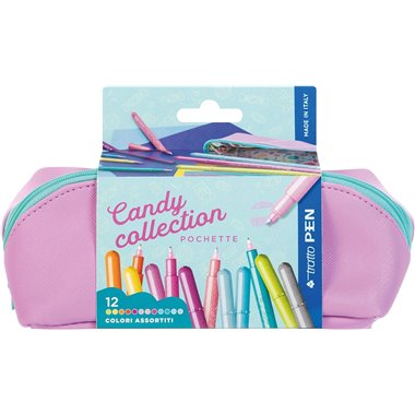 Pennarelli Tratto Pen Candy Collection Pochette Medium