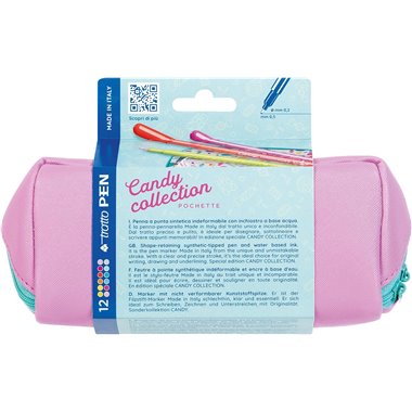 Pennarelli Tratto Pen Candy Collection Pochette Medium