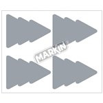 Etichette in buste segnapacco 5 ff  Albero Argento