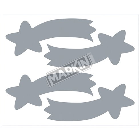 Etichette in buste segnapacco 5 ff  Cometa Argento